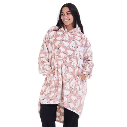 Snuggs Blanket Hoodie Cashmere Polar Bear